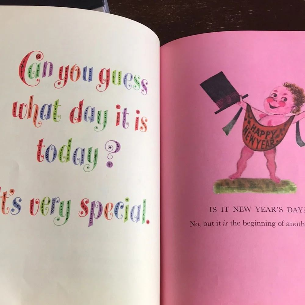 A Very Very Special Day Vintage Birthday Hardcover Book Original Dust Jacket